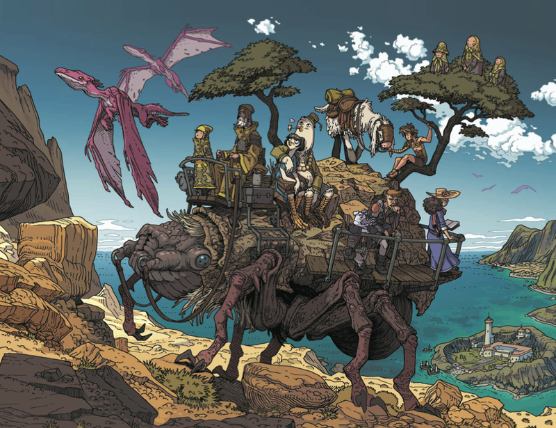 Illustration for article titled Even without dialogue, A Land Called Tarot transports readers to a stunning fantasy world